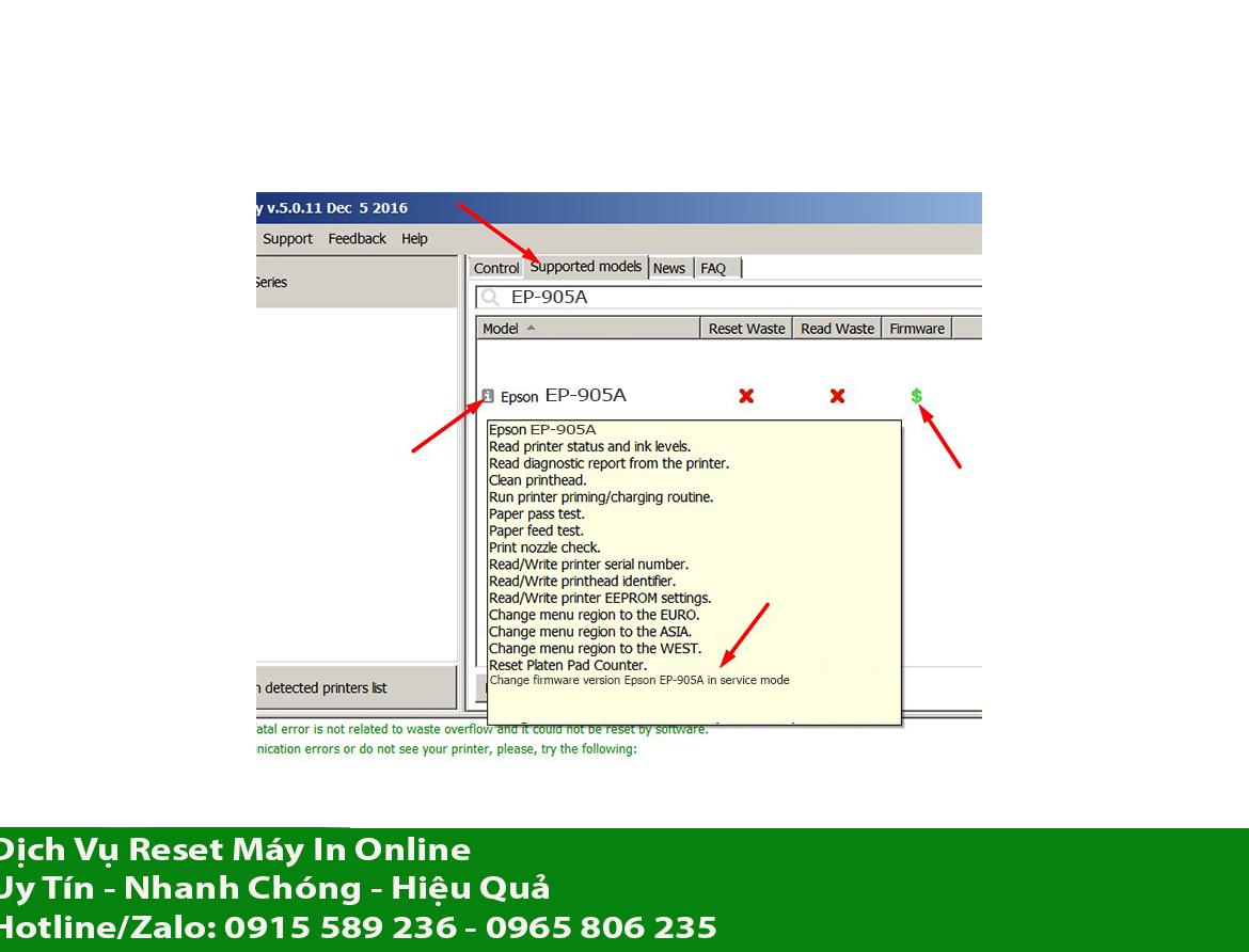 Key Firmware May In Epson EP-905A Step 1